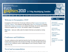 Tablet Screenshot of eurographics2010.se